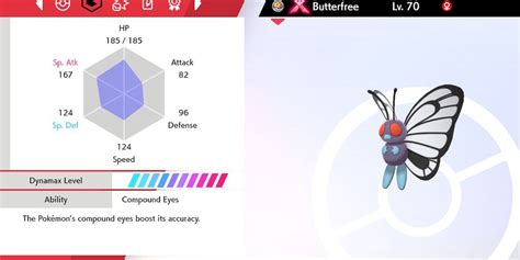 what pokemon has compound eyes.